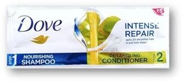Dove Shampoo + Hair Conditioner Twin Sachet, 12ml