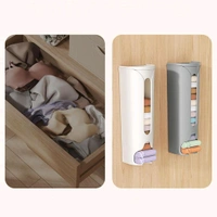 Wall Mounted Socks Storage Plastic Carry Bag Storage Multipurpose Storage Box