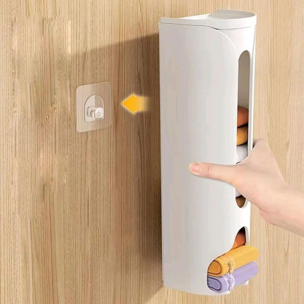 Wall Mounted Socks Storage Plastic Carry Bag Storage Multipurpose Storage Box
