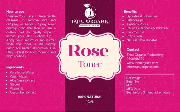 Rose Toner - 100ml