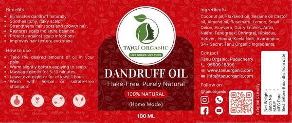 Dandruff Oil - 100ml