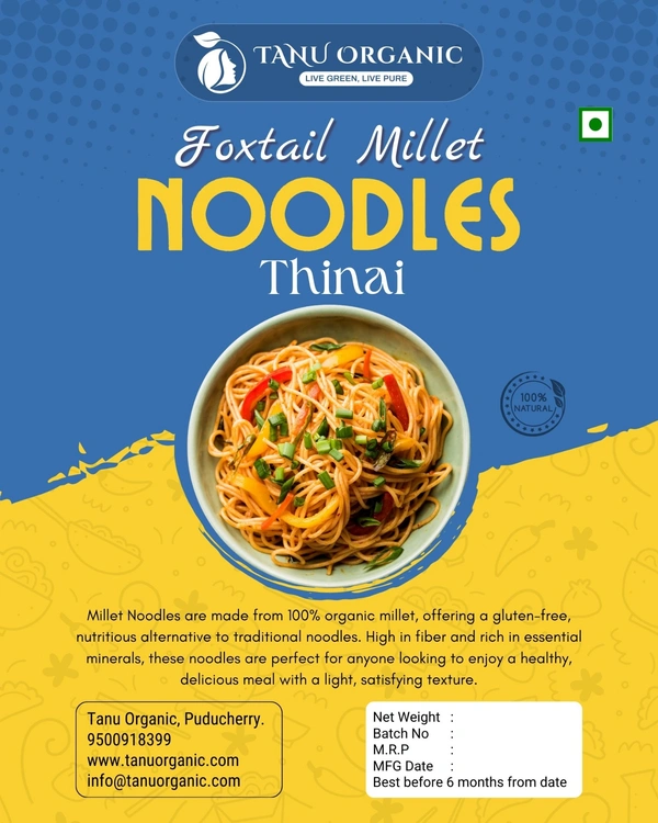 Noodles - Foxtail  Millet (Thinai) - 200g
