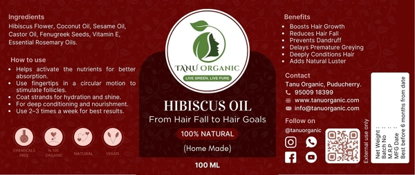 Hibiscus Oil - 100ml