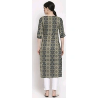 VASTREMATE Women Cotton Printed Straight Kurti - XXL