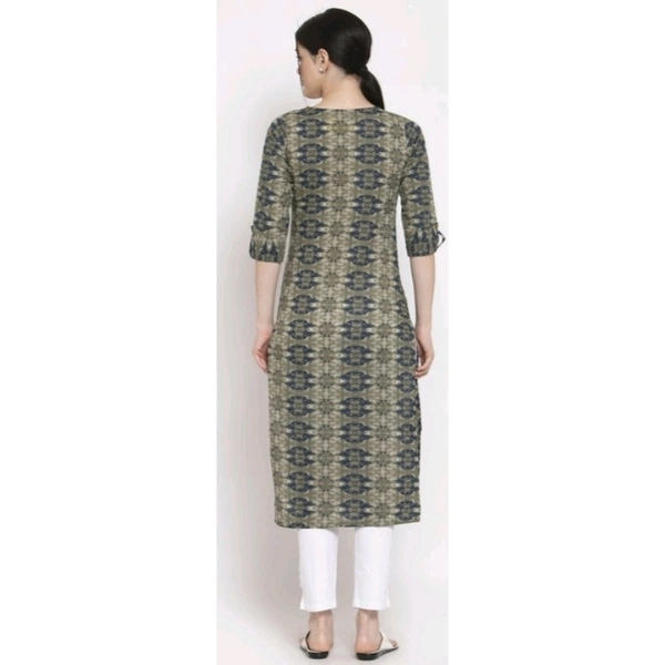 VASTREMATE Women Cotton Printed Straight Kurti - XXL