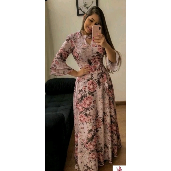 VASTREMATE Classic Women Cum Gown Dress - M
