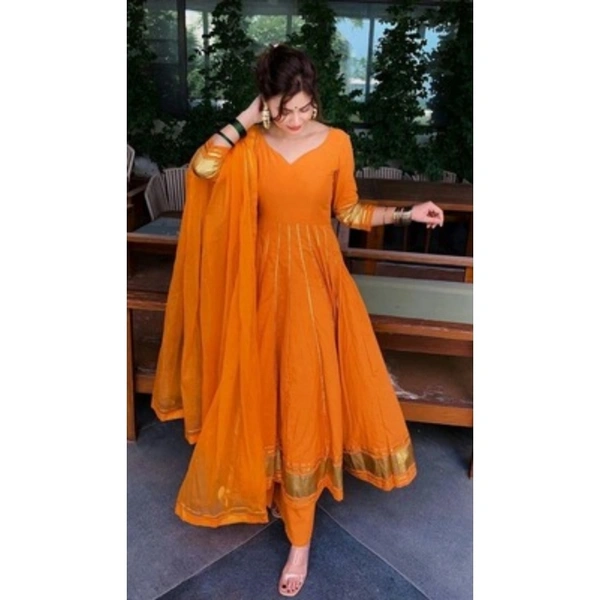 VASTREMATE Anarkali Beutiful Long Kurti With Plazzos - XXL