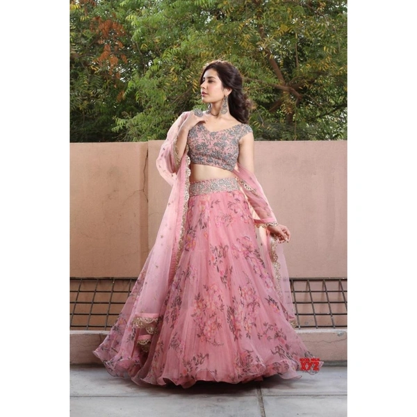 VASTREMATE Graceful Women Lahenga  - Free size 