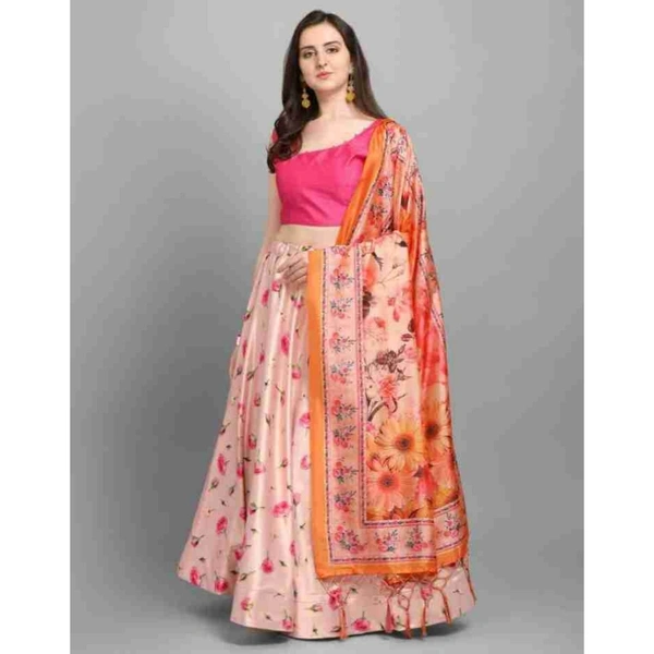 Formal Style Lahenga Choli - Semi -stiched