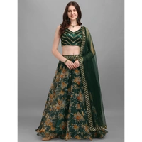 Flower Work Lahenga Series - Free Size