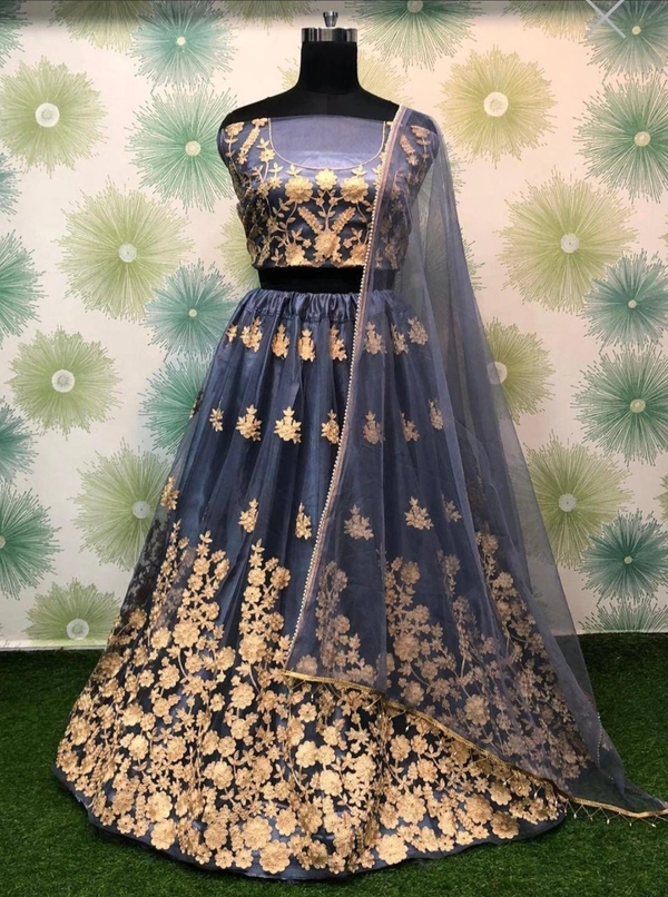 Graceful Lahenga Series - Semi Stiched