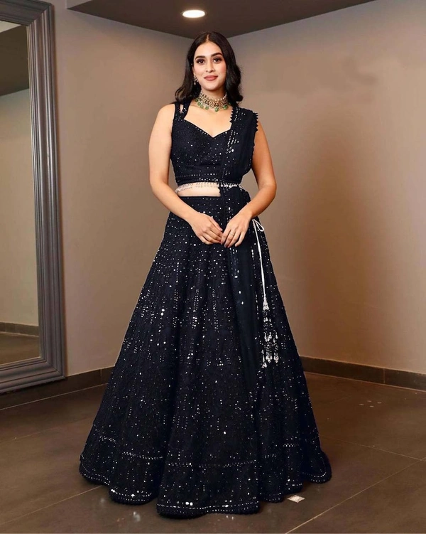Lahenga Choli Party Series - Semi Stiched