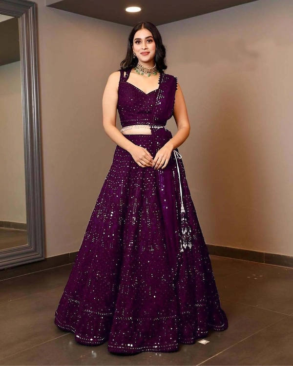 Lahenga Choli Party Series - Semi Stiched