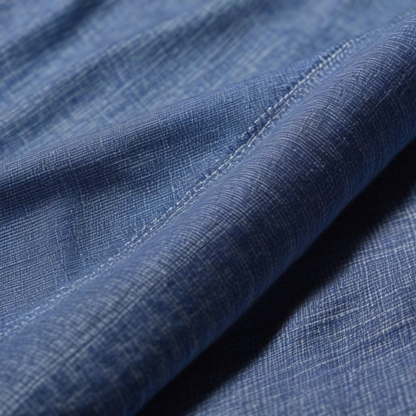 Regular Fit Linen Shirt - L, Indigo Blue