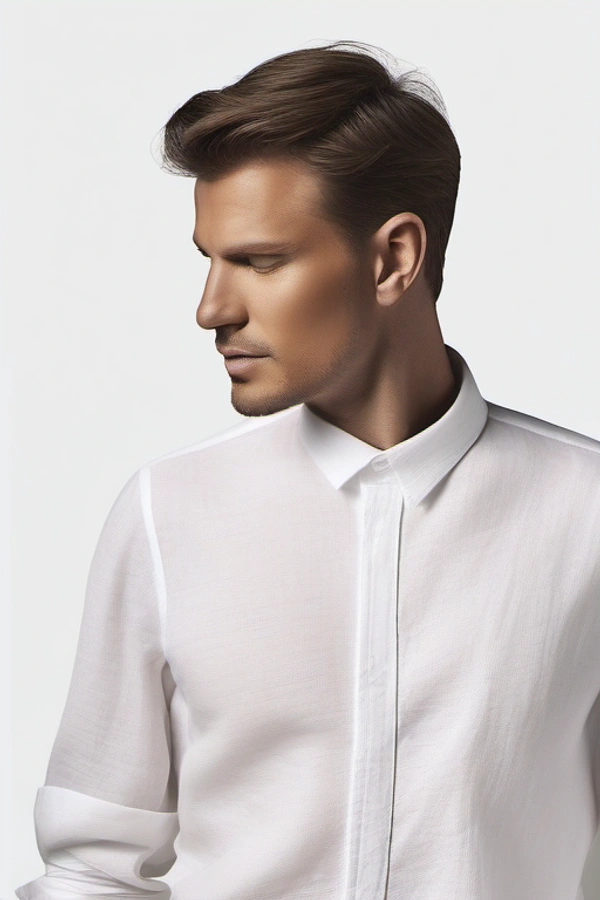 Regular Fit Linen Shirt - 34, White
