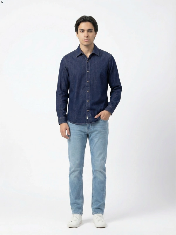 Midnight Blue Craft Heavyweight Denim Shirt