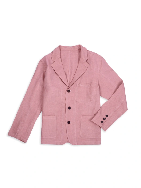 Rose Linen Chore Blazer