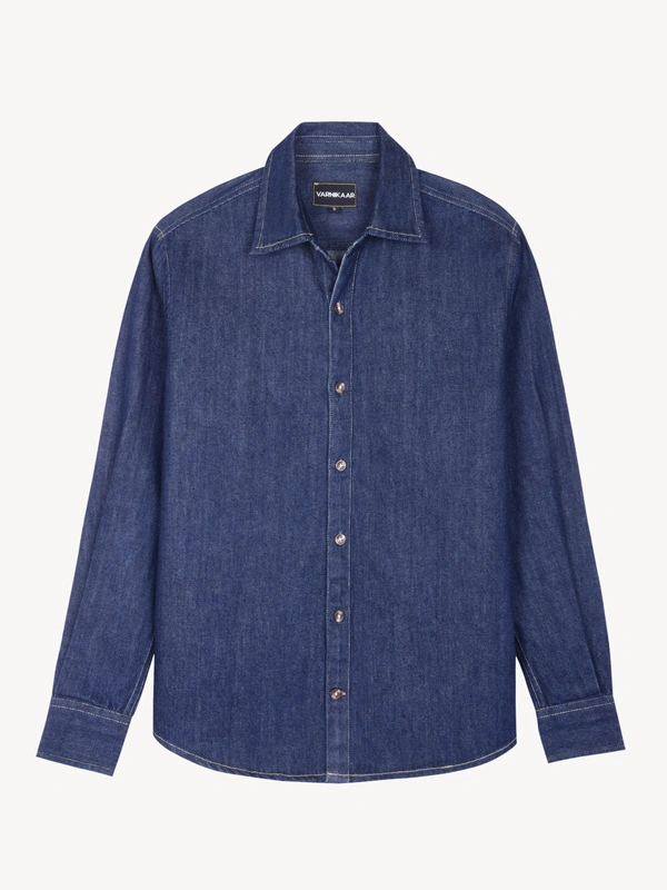 Raw Indigo Craft Heavyweight Denim Shirt