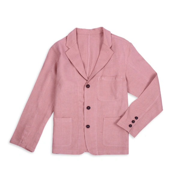 Rose Linen Chore Blazer
