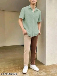 Imported Popcorn Stylish Shirts For Mens And Female - S, Harlequin