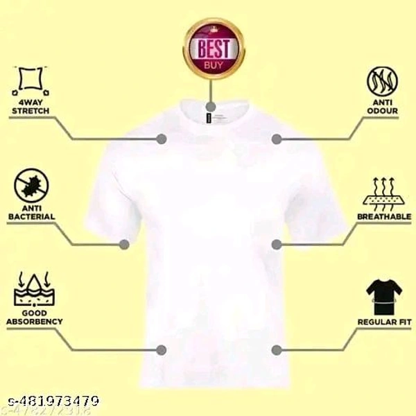 Trendy Men round neck Tshirt - gray, XL