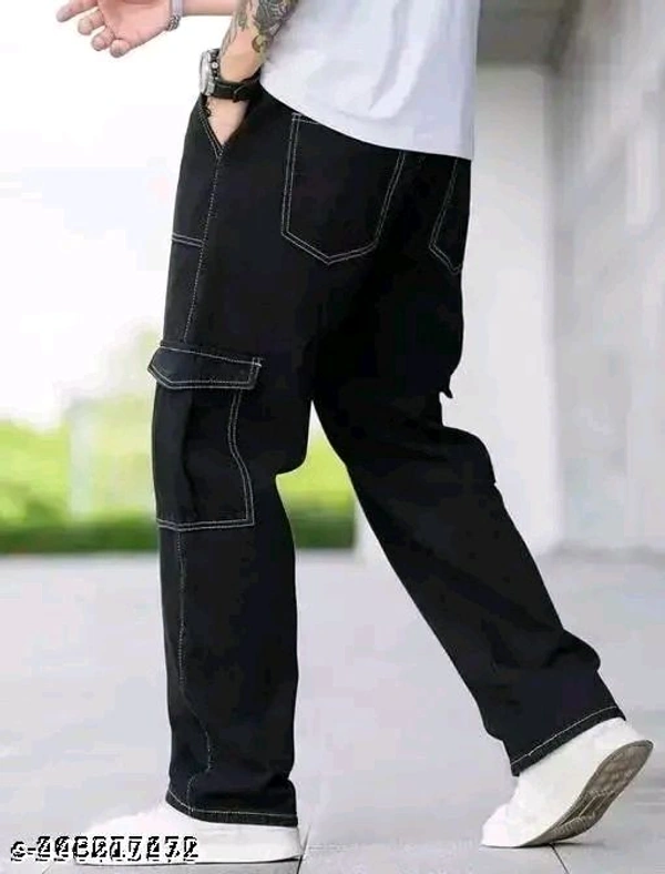 Elegant Fabulous Men Trousers - Black, 28
