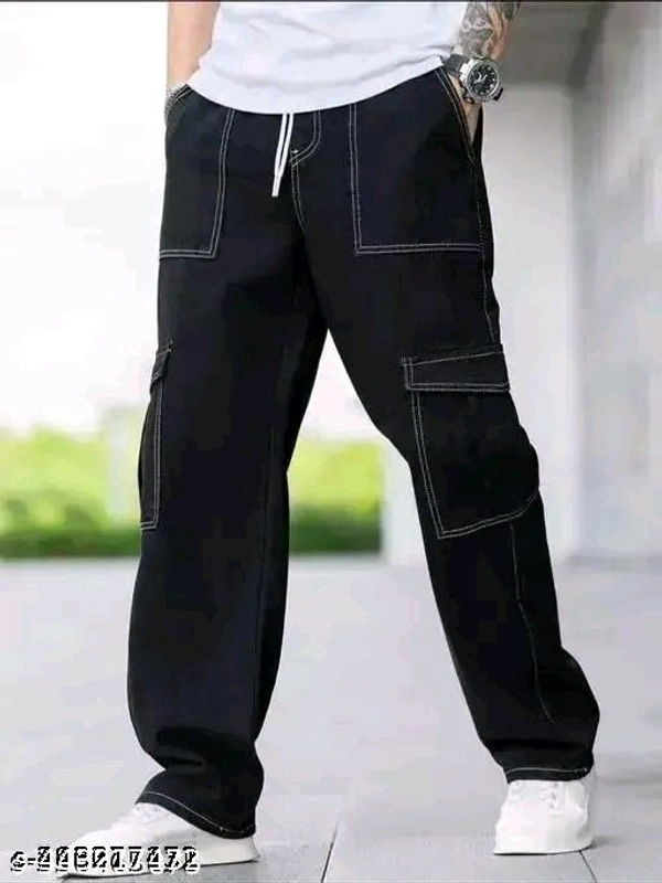 Elegant Fabulous Men Trousers - Black, 28