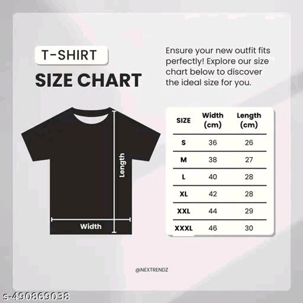 100 % COTTON MENS HALF SLEEVE || CASUAL WEAR || TSHIRT FOR MENS & WOMEN  - S