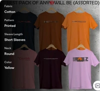100 % COTTON MENS HALF SLEEVE || CASUAL WEAR || TSHIRT FOR MENS & WOMEN  - M