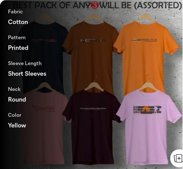 100 % COTTON MENS HALF SLEEVE || CASUAL WEAR || TSHIRT FOR MENS & WOMEN  - XL