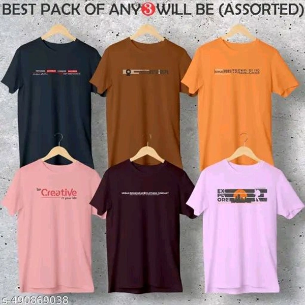 100 % COTTON MENS HALF SLEEVE || CASUAL WEAR || TSHIRT FOR MENS & WOMEN  - XXL