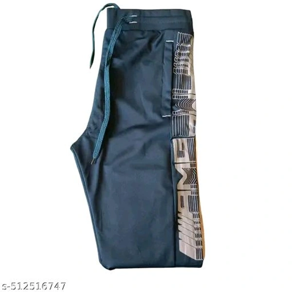 Men's Fit Trousers with Adjustable Drawstring-Multicolor (Pack of 5) - L