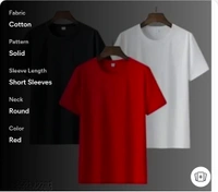 TREND SKY Men 3 Piece Combo Half Sleeve Tshirt - M