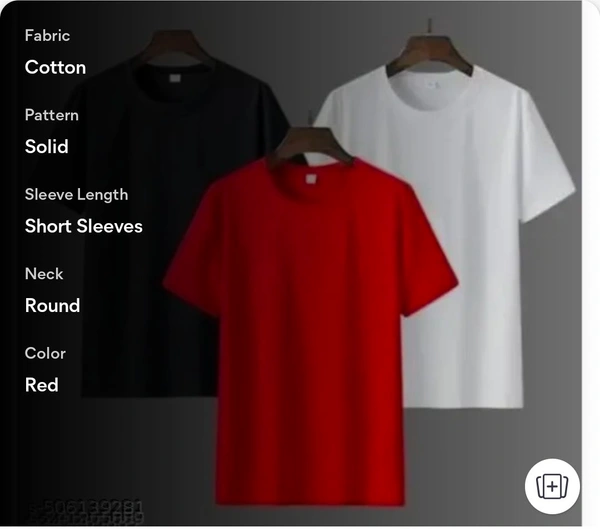 TREND SKY Men 3 Piece Combo Half Sleeve Tshirt - M