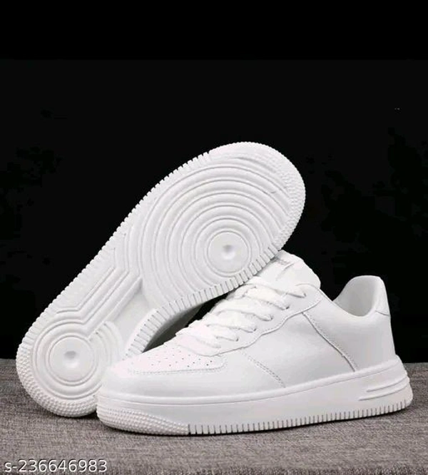 casual Sneakers White OutDoor Shoes For Boys and Men - White, 9
