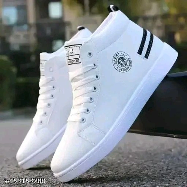Fortiva Stylish Sports Shoe for Men & Boys - White, 9