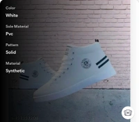 Fortiva Stylish Sports Shoe for Men & Boys - White, 9