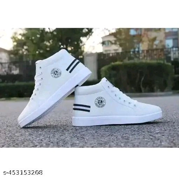 Fortiva Stylish Sports Shoe for Men & Boys - White, 10