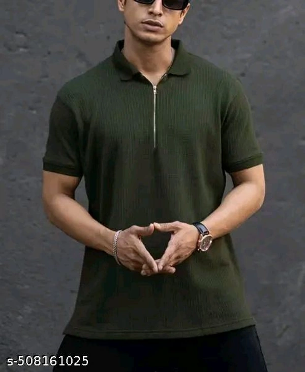 Zipper T shirt - S