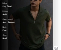 Zipper T shirt - S