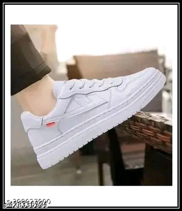COOPERWINGS Running, Walking, Training, Sports Shoes, Casual sho... - White, 8