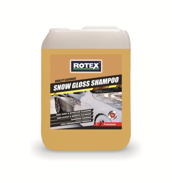 Rotex Products Private Limited Rotex Snow Gloss Shampoo 5ltr - Free, Golden Bell
