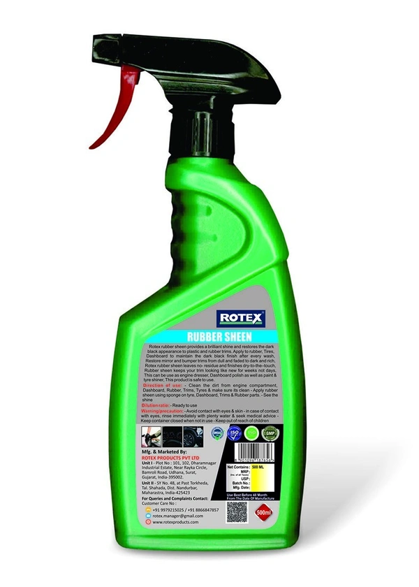 Rotex Rubber Sheen Spray - Free, Chateau Green