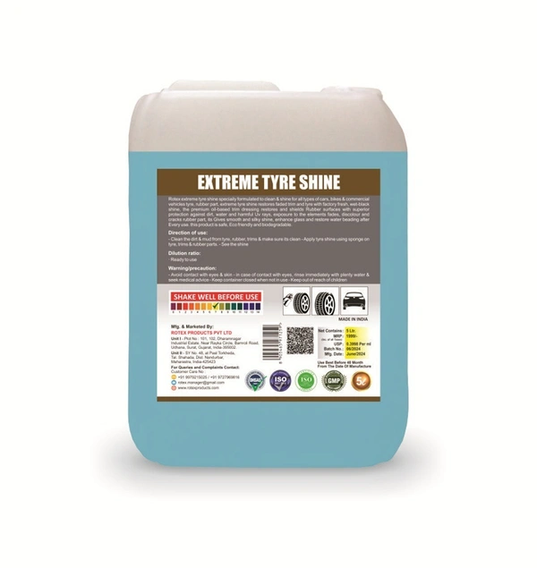 Rotex Extreme Tyre Shine 5Ltr