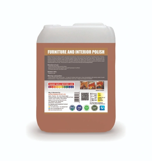 Rotex Products Private Limited Rotex Furniture and Interior Polish  - Free, Buccaneer