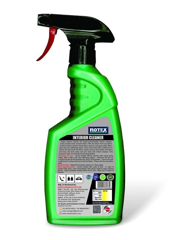 Rotex Interior Cleaner - Free, Sea Green