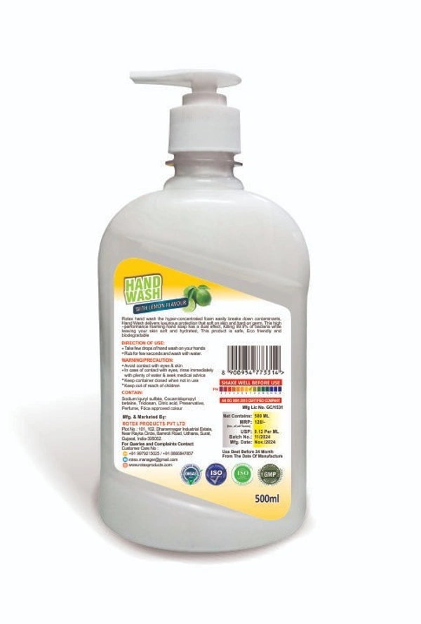 Rotex Products Private Limited Rotex Hand Wash - FREE, Pearl Bush