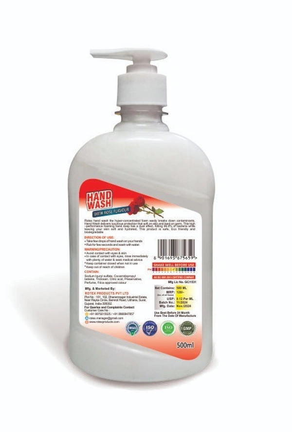 Rotex Products Private Limited Rotex Hand Wash - FREE, Cloud