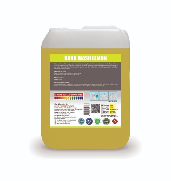 Rotex Products Private Limited Rotex Lemon Hand Wash - Free, La Rioja