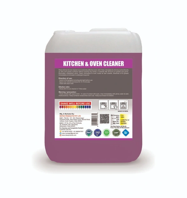 Rotex Products Private Limited Rotex Kitchen & Oven Cleaner - Free, Chestnut Rose